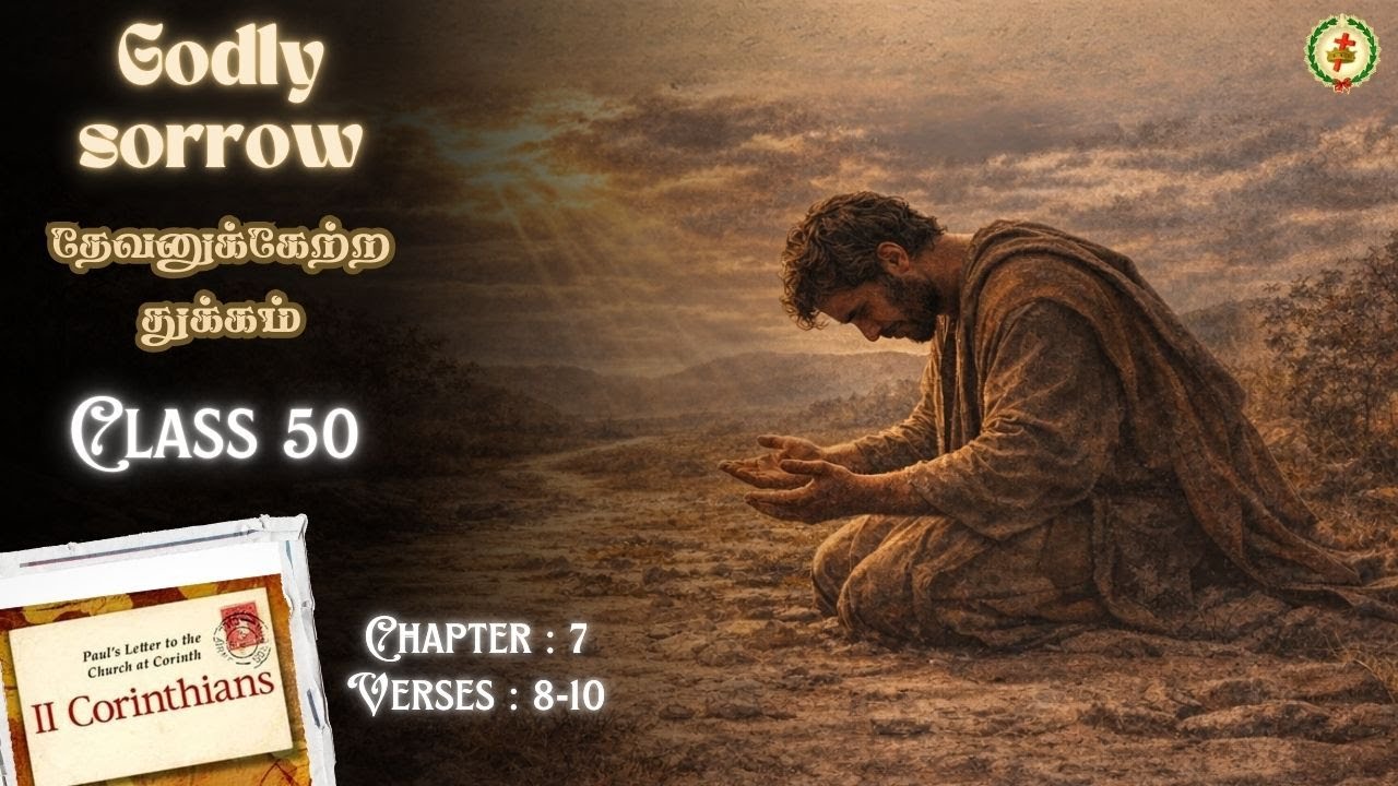 2 CORINTHIANS -- CH 7 : 8-10 --  தேவனுக்கேற்ற துக்கம் (Godly sorrow) -- CLASS: 50