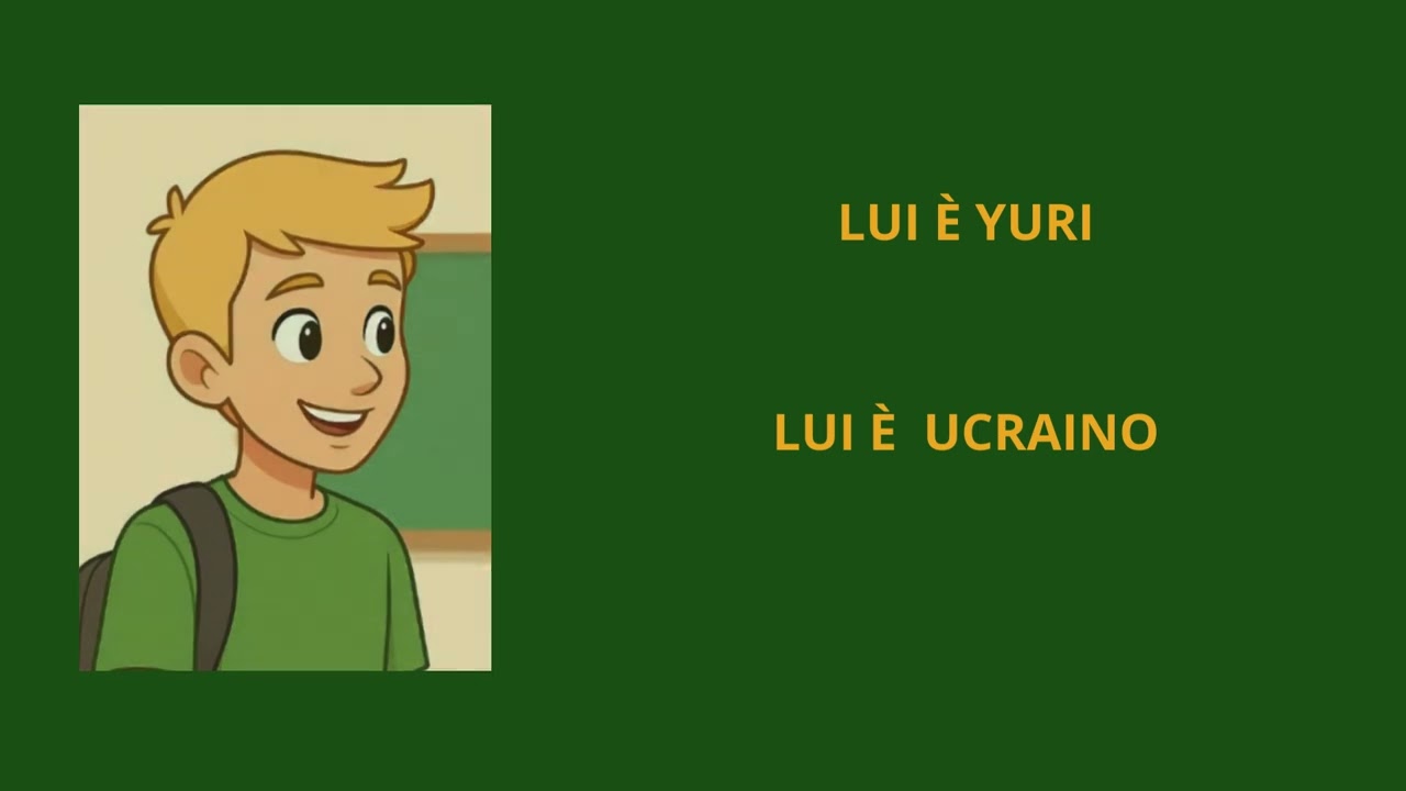 DIALOGO A SCUOLA 3 - Ti presento Yuri