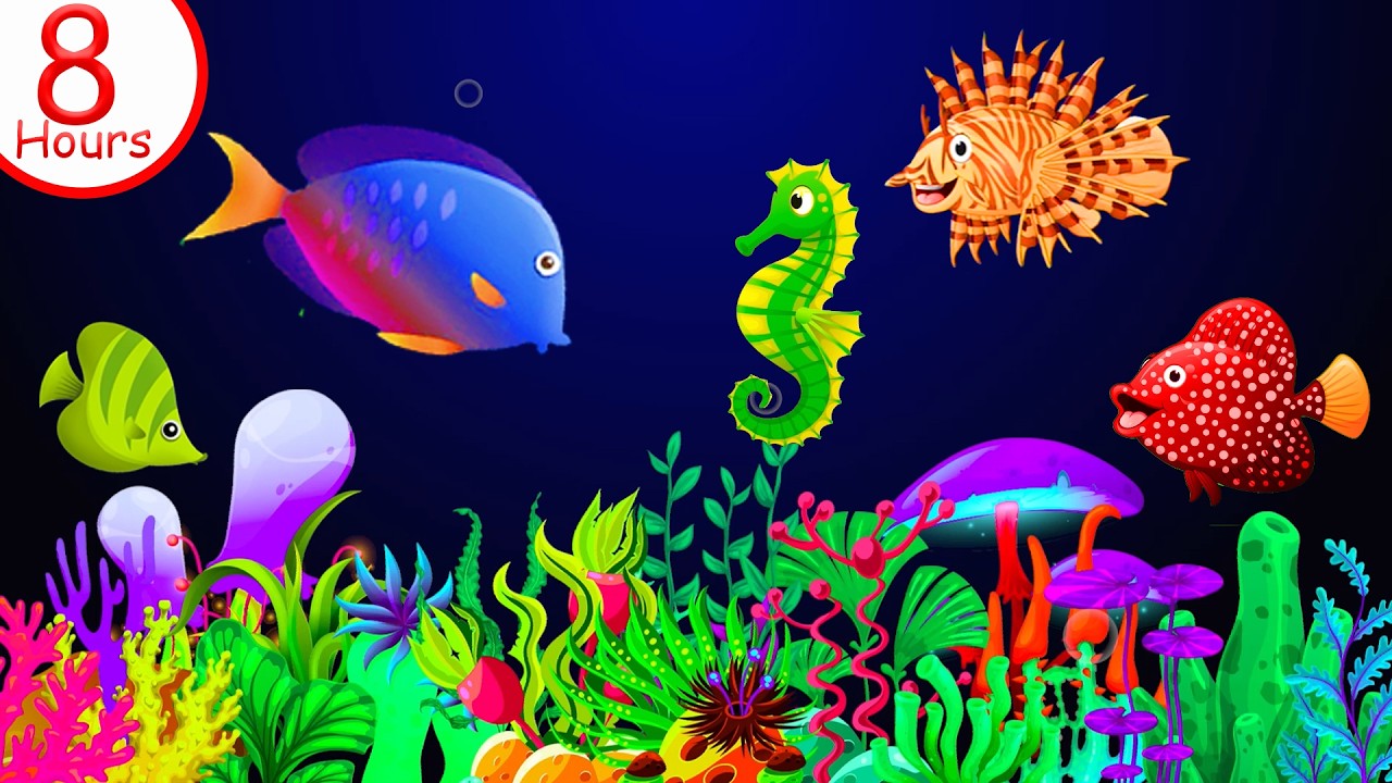 Bedtime Lullabies and Calming Undersea Animation ♫ Baby Lullaby #169