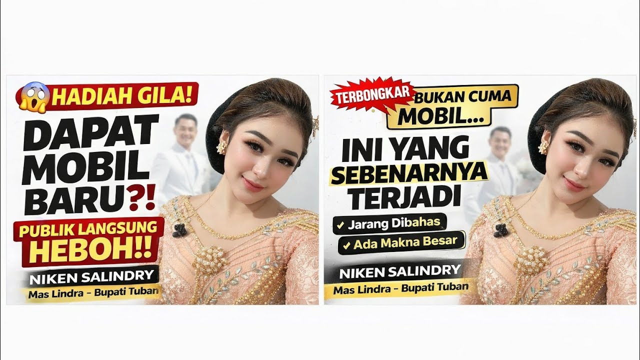 🔥Tak Disangka! Hadiah Mobil Mas Lindra ke Niken Salindry Ternyata Punya Makna Ini.