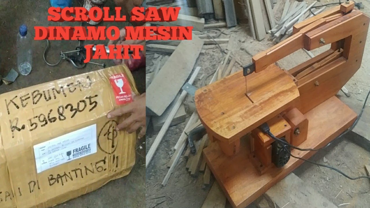 SCROLL SAW, DINAMO MESIN JAHIT