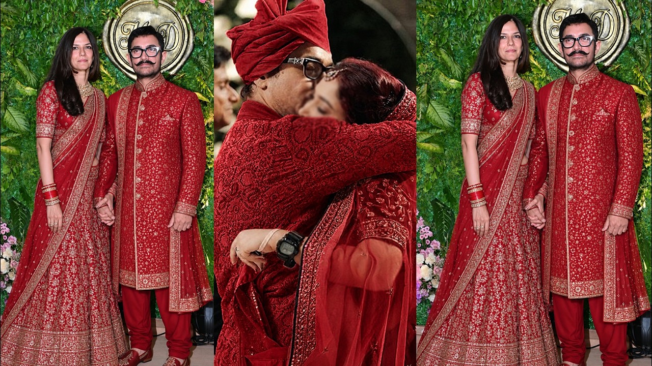 Aamir Khan finally gets married to partner Gauri Spratt for 3rd Time with Kiran Rao and Rina Dutta!💍