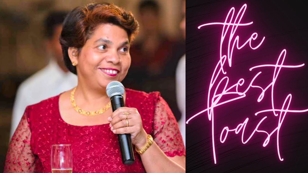 Goan Wedding Toast. Wedding Toast by Fermina Dias. Toastmistress of Goa