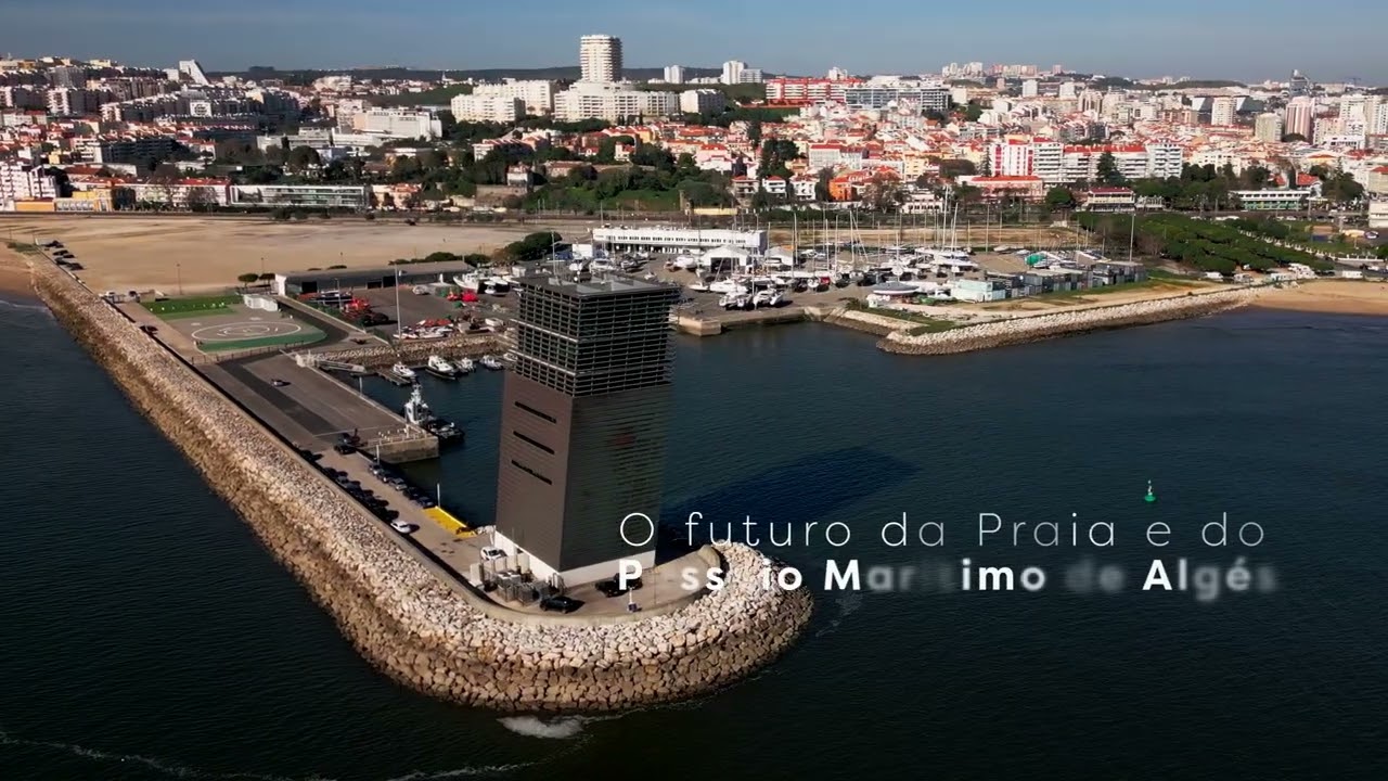 A Praia de Algés...