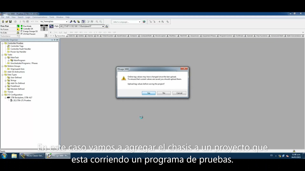 RSLogix 5000 / Studio 5000 : Adición de un adaptador Point I/O con comunicación EtherNet
