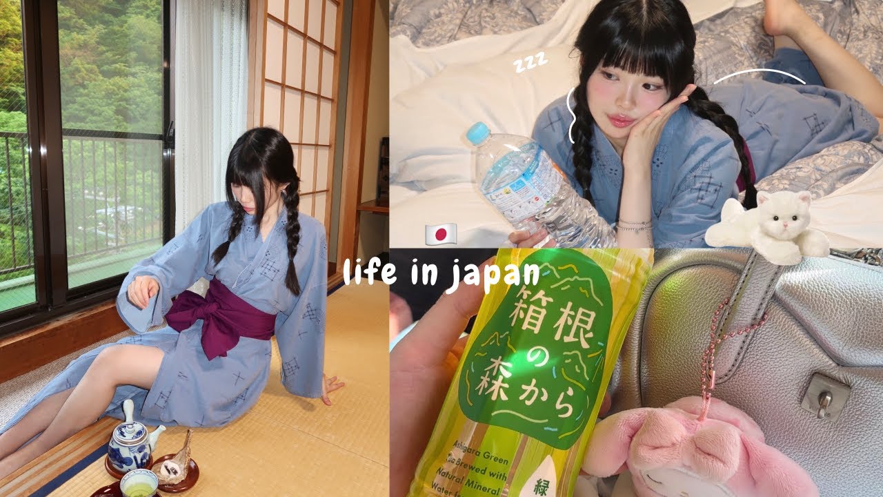 JAPAN VLOG 🍡 : quiet & cozy life in japan, staying at a ryokan, k-beauty event, eating good food