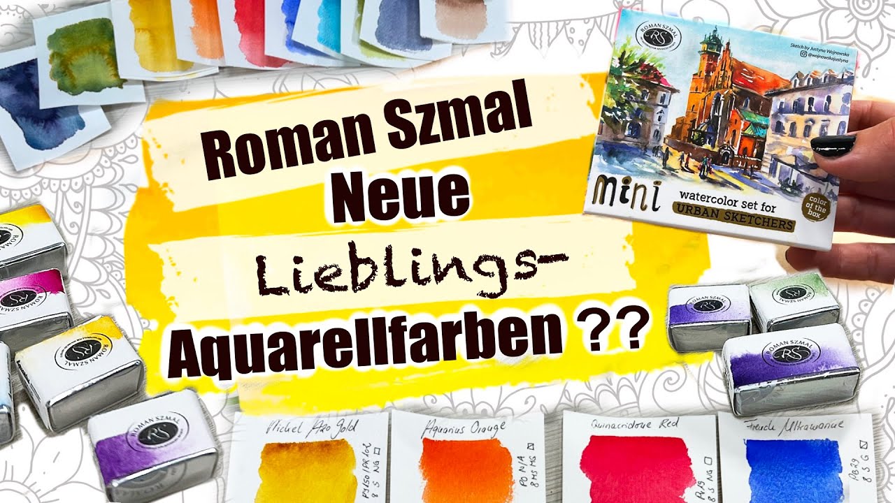 ✨ Damit hätte ich nicht gerechnet!! ✨| Roman Szmal Aquarius Aquarellfarben Review