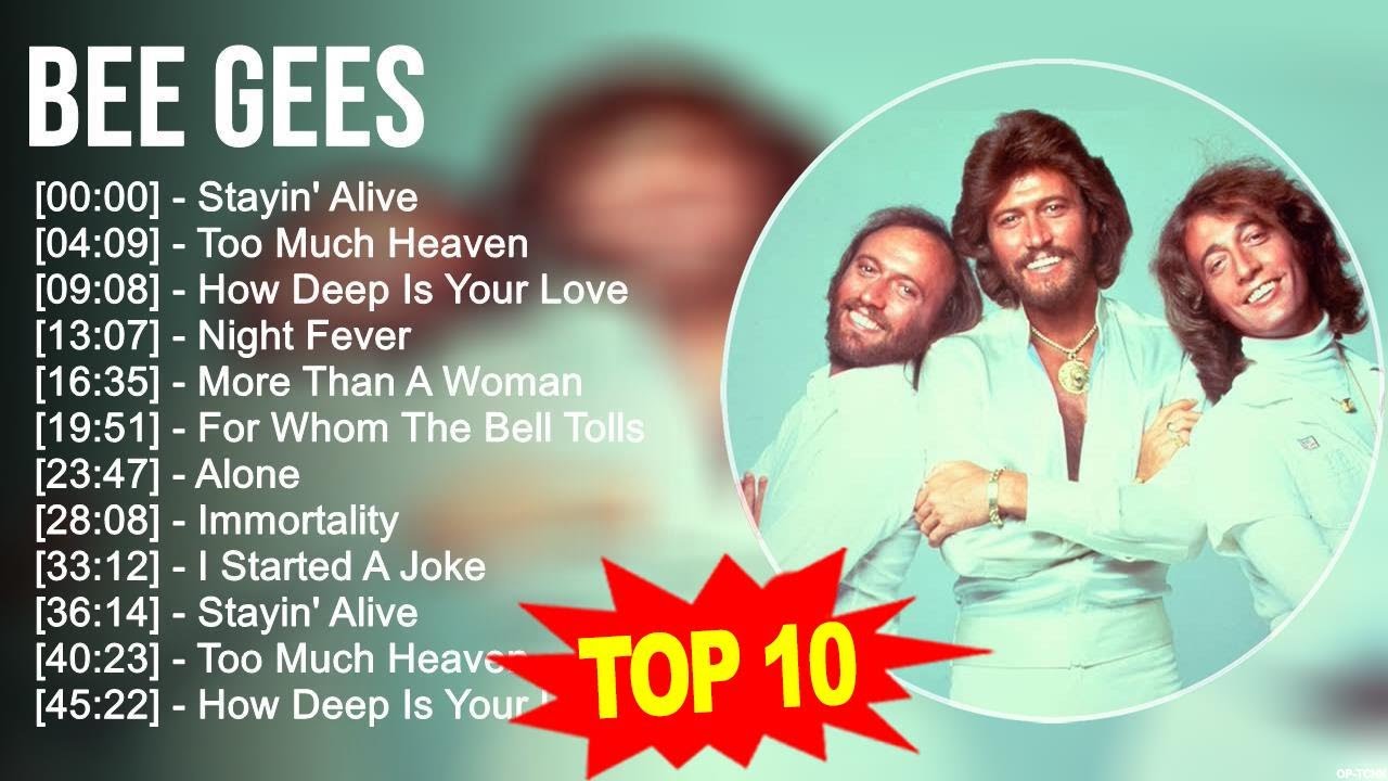 B e e G e e s Greatest Hits ❤️ 70s 80s 90s Golden Music ❤️ Best Songs Of All Time