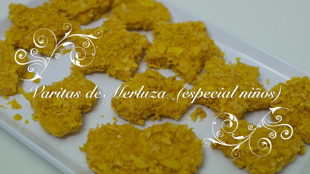 Varitas de Merluza Caseras | Palitos de merluza | Merluza para niños | Recetas de pescado para niños