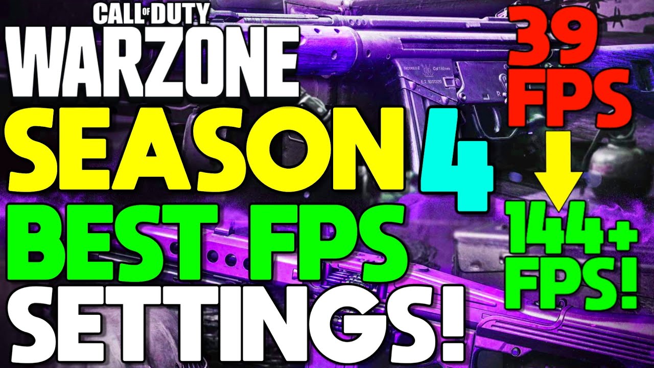 CALL OF DUTY WARZONE - BEST FPS SETTINGS! FIX LAG + BOOST FPS! (NVIDIA, AMD, LOW END PCS)