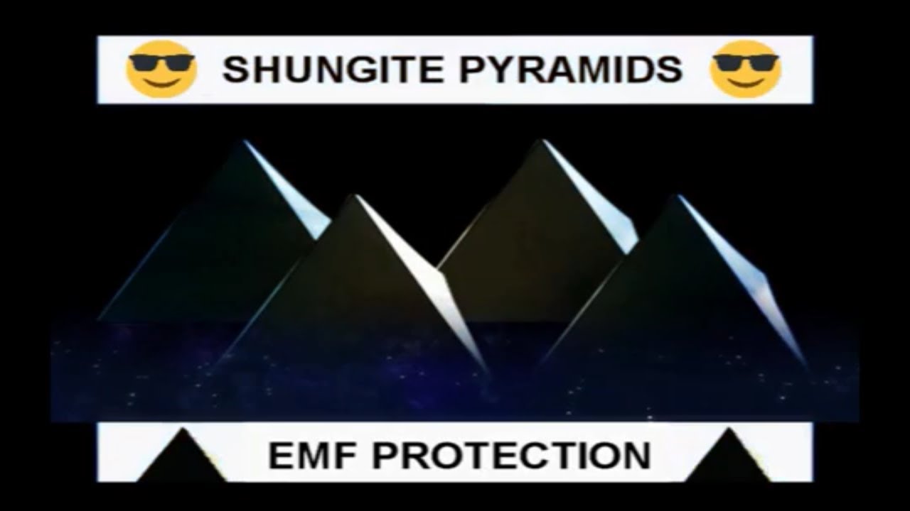 Shungite Orgone Pyramids 5G EMF Protection