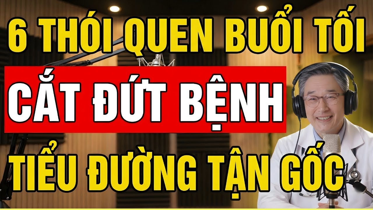 Cắt đứt bệnh Tiểu Đường Tuýp 2 với 6 thói quen buổi tối giúp ổn định đường huyết, ngủ sâu giấc