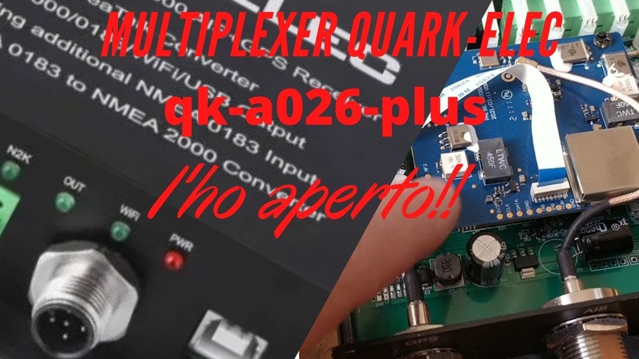 Test Multiplexer Ricevitore AIS NMEA 026 QUARK-ELEC QK-A2000-Plus