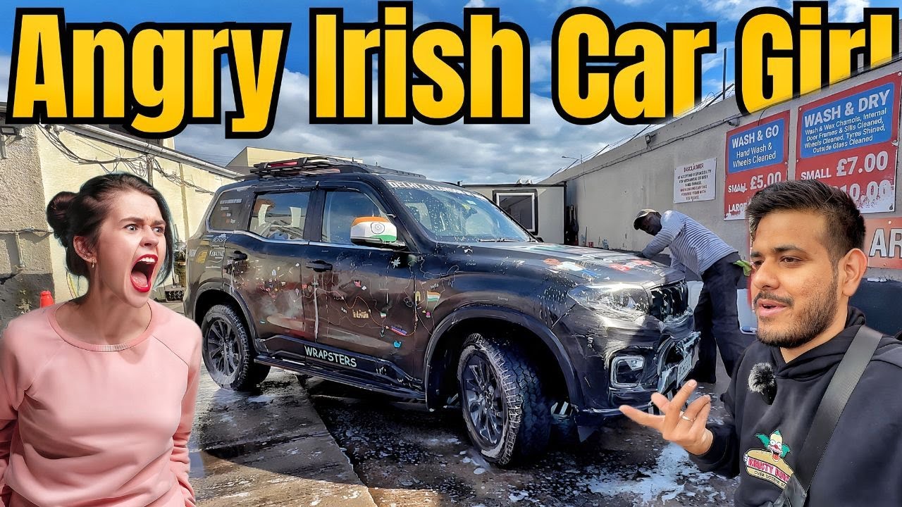 Scorpio-N Washing Wali Girl Peeche Pad Gayi Ireland Mein 😡 |Delhi To London By Road| #EP-100