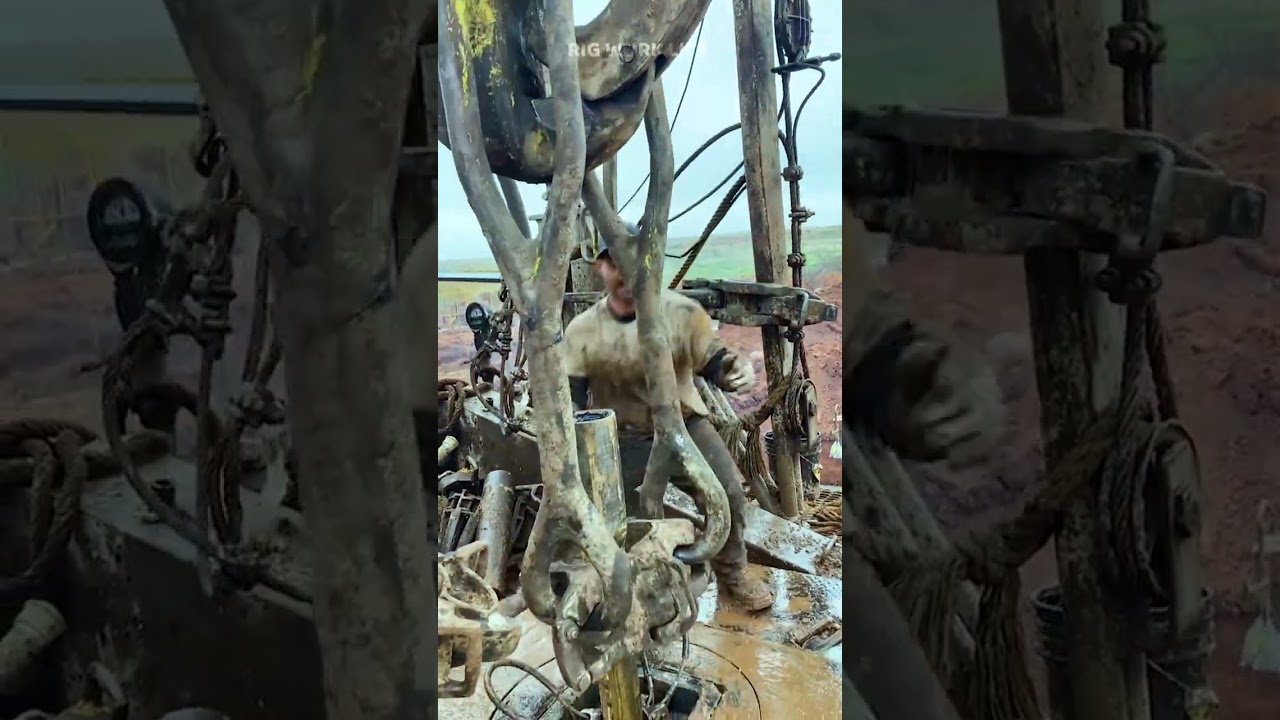 Workover Rig Floorman Working Part-2 #rig #work  #drilling #oil #tripping