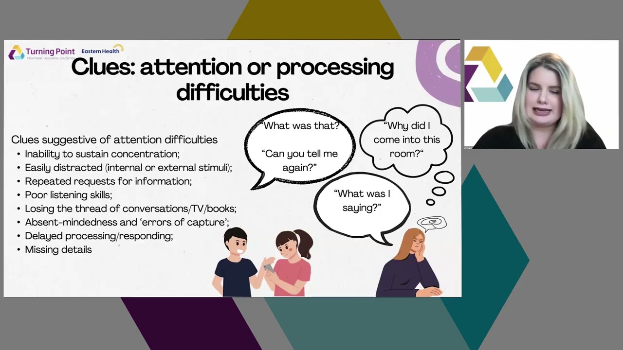 Identifying and supporting clients with cognitive impairment