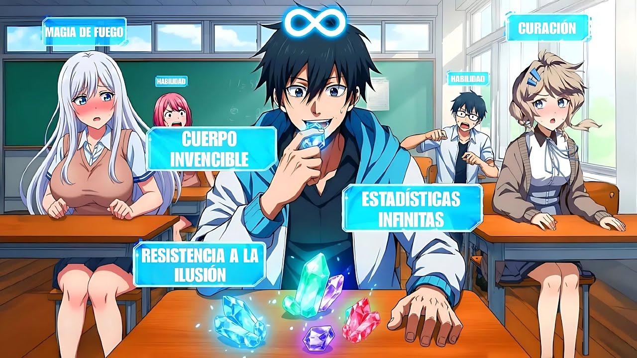 💥&iexcl;OBTIENE HABILIDADES INFINITAS AL COMER GEMAS, MIENTRAS QUE OTROS SOLO TIENEN UNA! | RESUMEN MANHWA