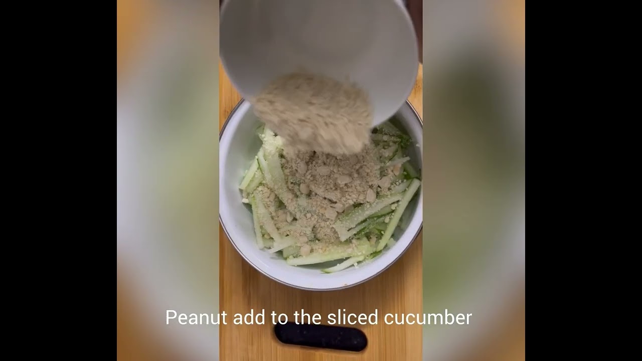 Simple healthy easy to make Asian Cucumber Salad 