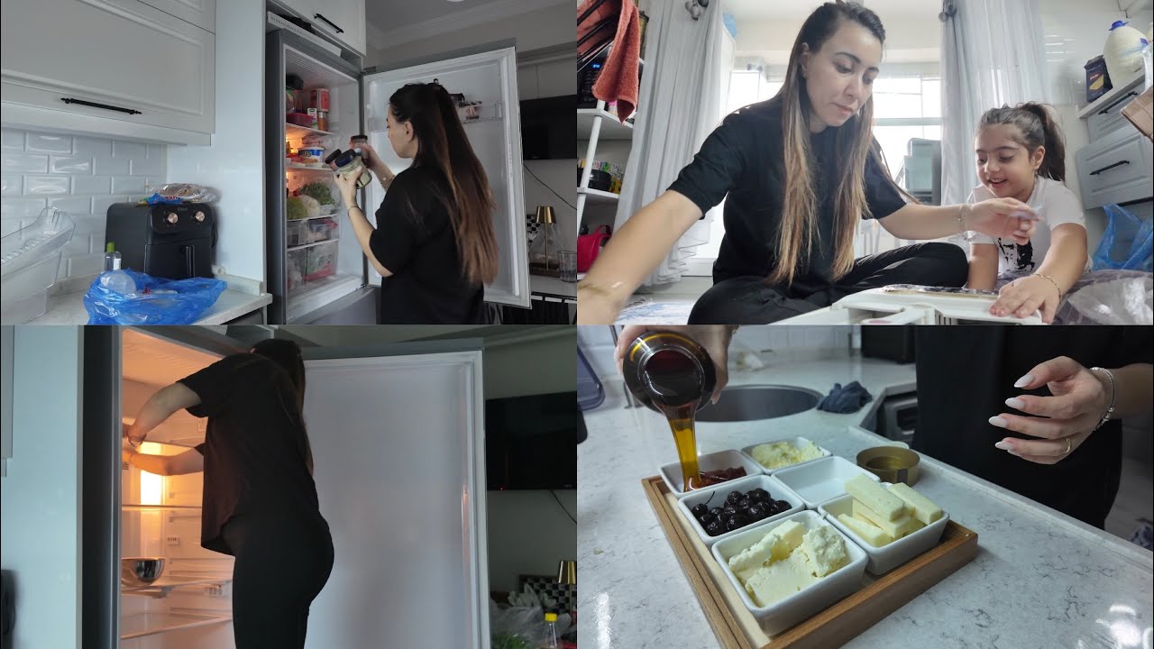 Buzdolabı temizliği ve düzeni 🌸 Yeni gelen Ayak masaj aleti #vlog #buzdolabıdüzeni #temizlik 