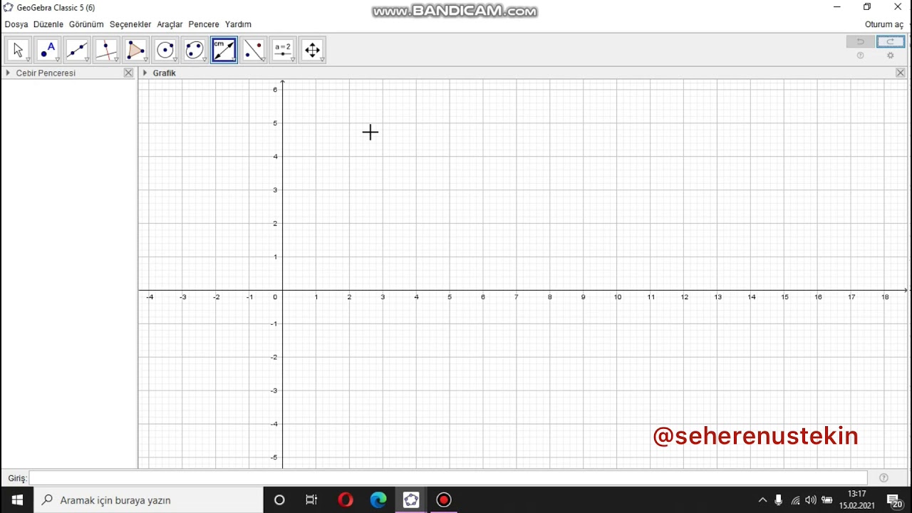 GeoGebra’da dikdörtgen çizimi ve özellikleri