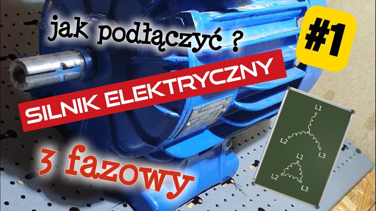Silniki #1: Jak podłączyć silnik elektryczny 3faz. ? Gwiazda i trójkąt. Zmiana kierunku wirowania.