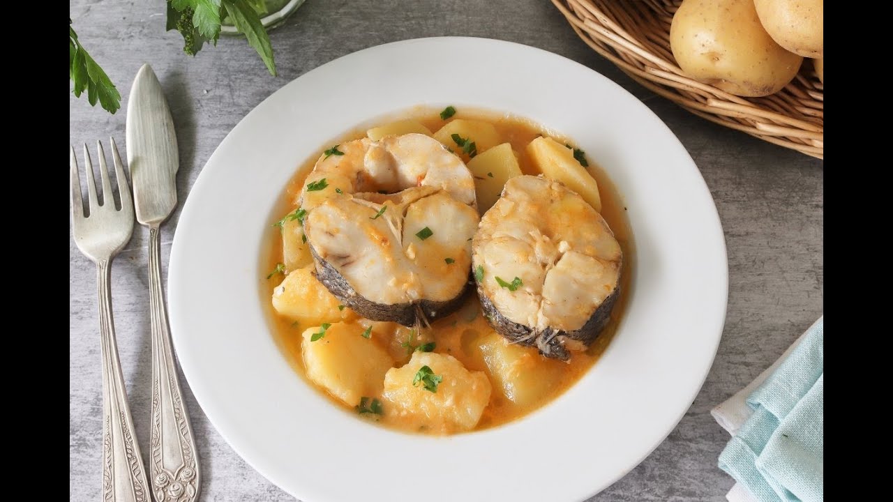 Receta  FACILISIMA guiso Merluza con Patatas 👌
