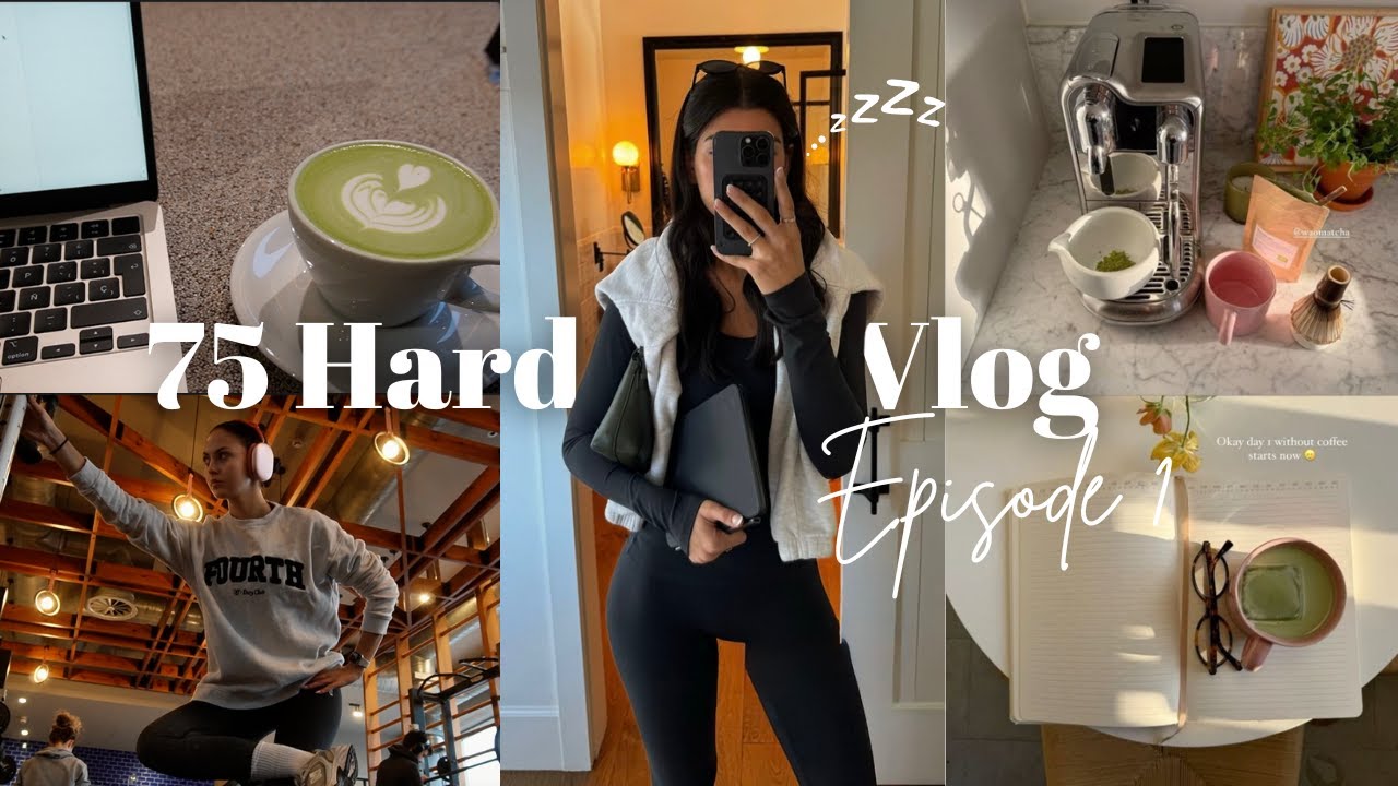 75 Hard Vlog | Productive habits, new routines 2025, workout routine, losing weight