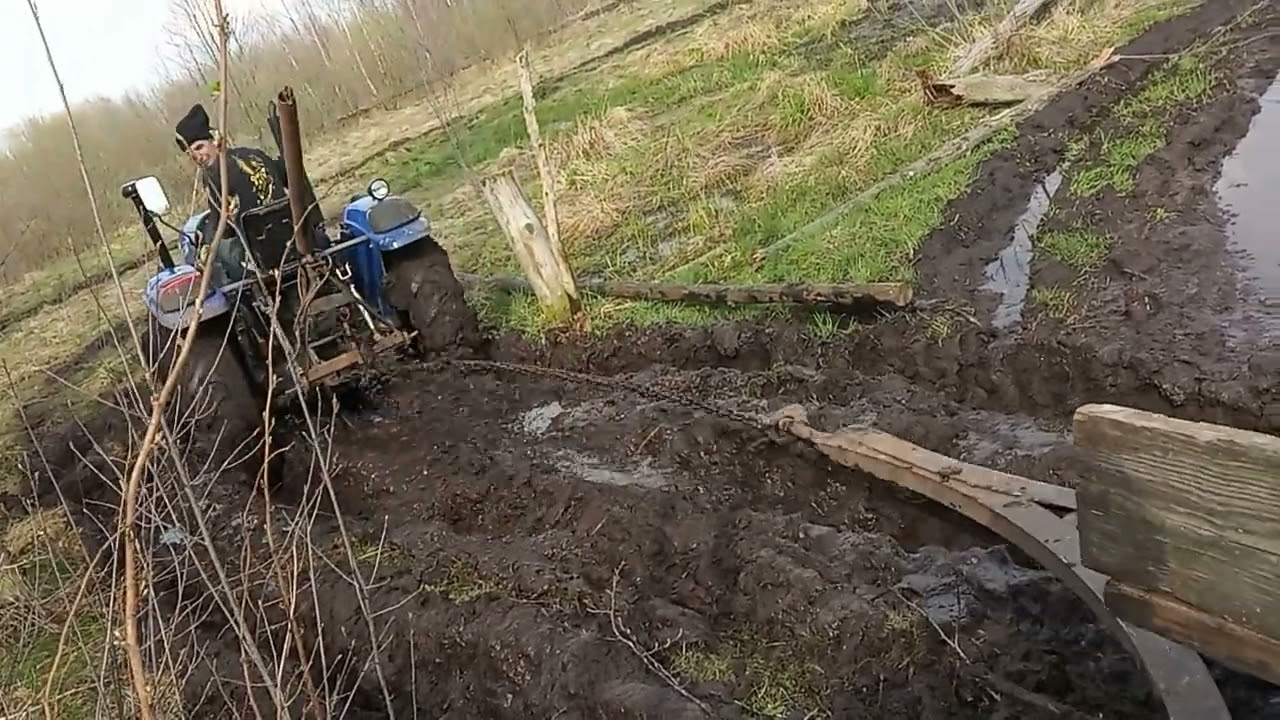 ДМТЗ 244 / ХАРДКОР / ВИТЯГУЮ ПРИЦЕПА ТРАКТОРОМ дмтз 244 / I PULL A TRAILER WITH A DMTZ 244 TRACTOR