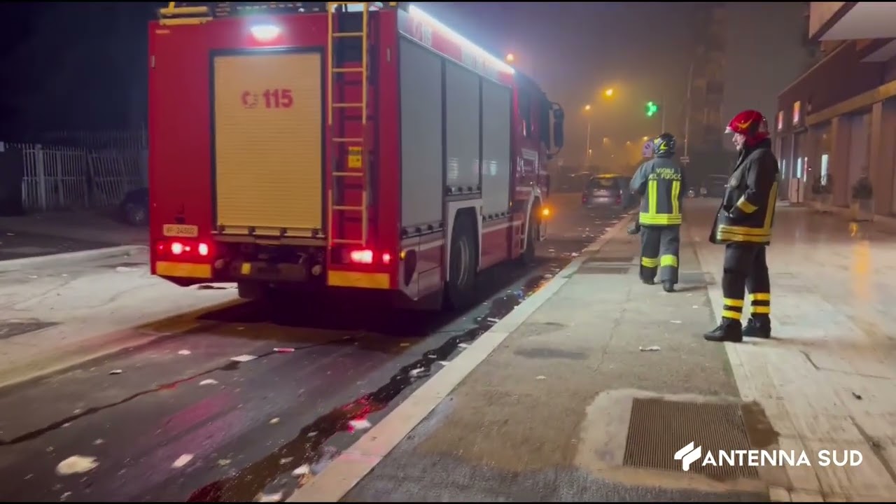 01 GENNAIO 2024   TARANTO   NESSUN FERITO MA TANTI BOTTI