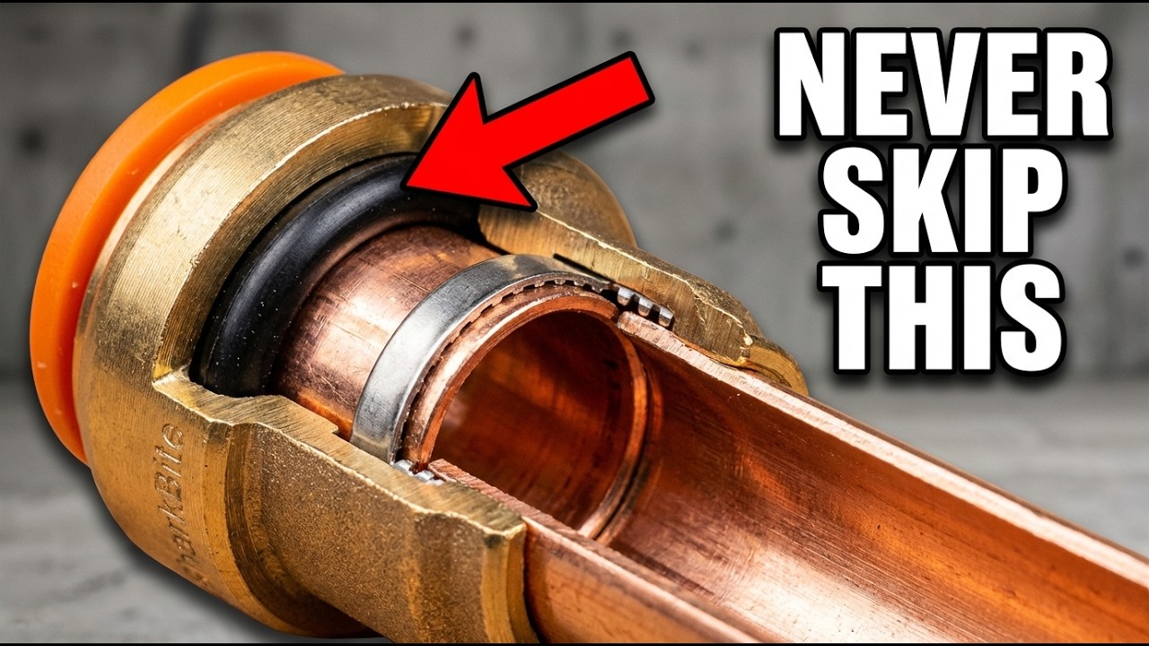 How to Install SharkBite Fittings The RIGHT Way - COMPLETE Beginner's Guide That Prevents EVERY Leak