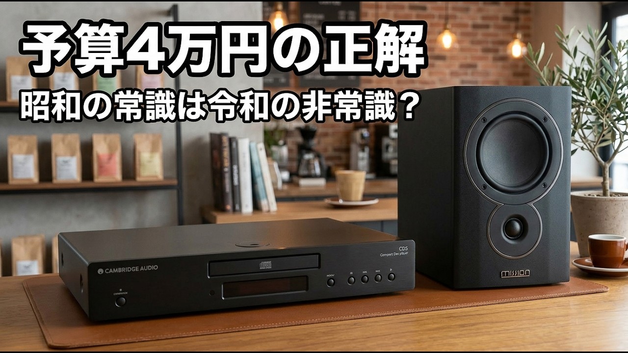 【オーディオはじめ】自分の部屋で最高音質を4万円未満で楽しむ方法 〈昭和オーディオおたくの常識と真逆の視点で提案〉】#audio #Phile #マニア　#オーディオ