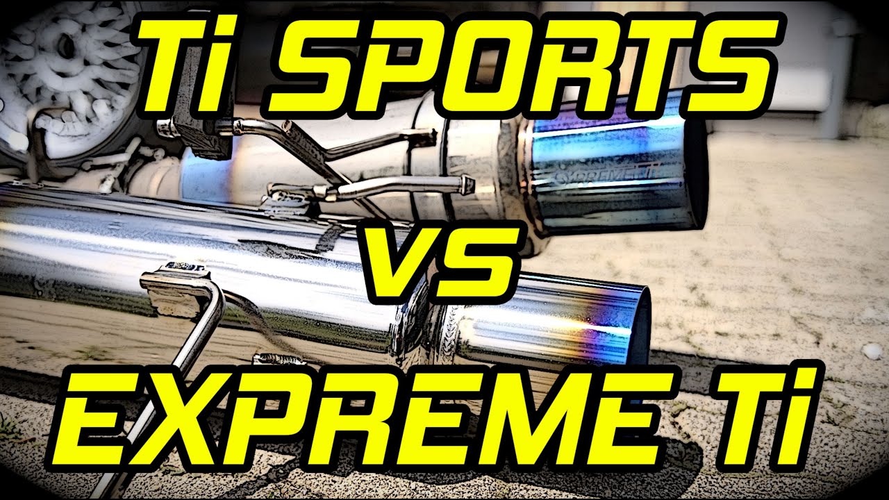 Tomei Ti Sports vs Expreme Ti am Nissan Skyline R33 GTST