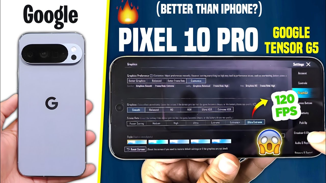 Google Pixel 10 Pro ( Best Camera with Worst Gaming ❤️) BGMI/PUBG Gaming Review - Explained