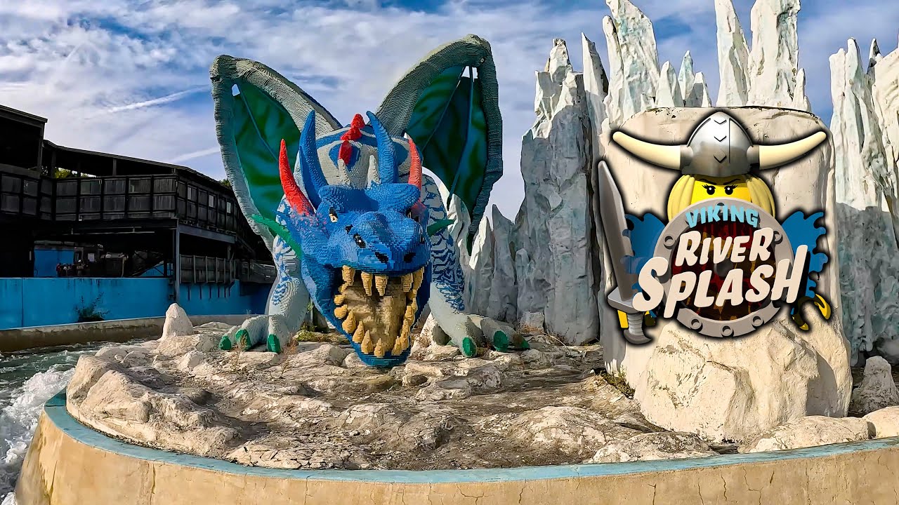 Viking River Splash [4K] Off & On Ride POV - LEGOLAND Windsor Resort