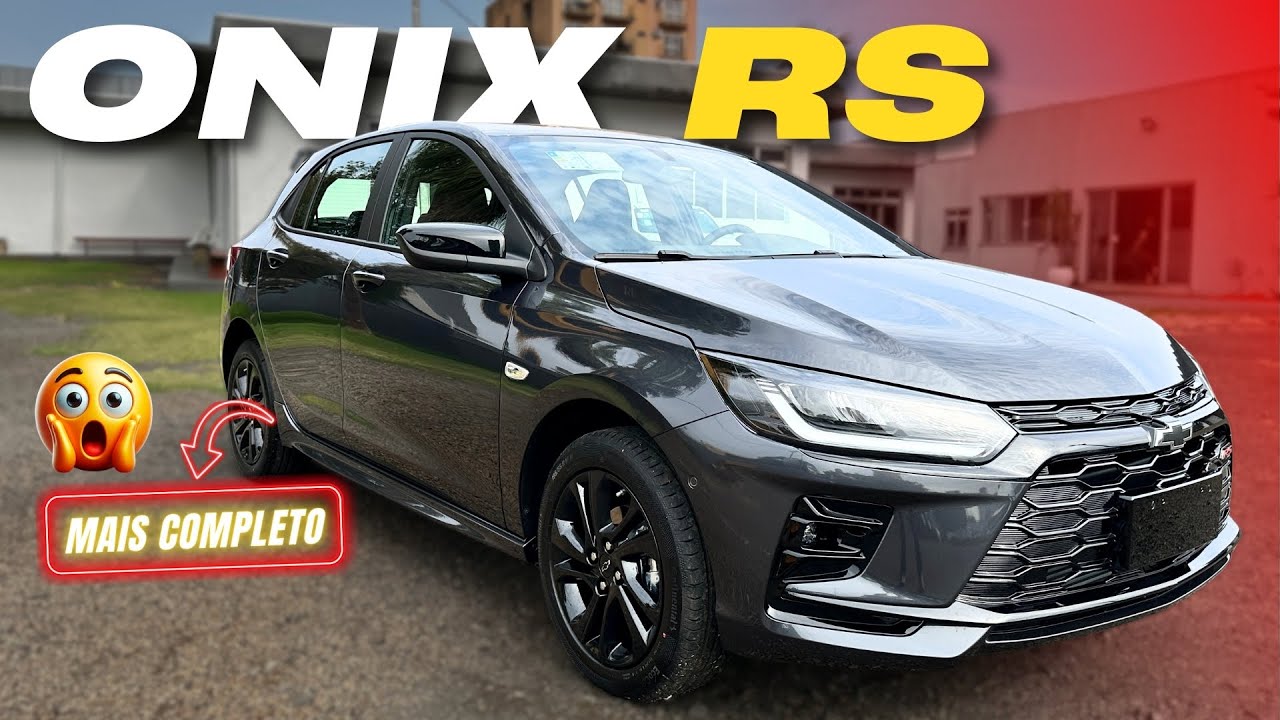 CHEVROLET ONIX RS 2026 - Melhorou Muito, Agora Bem Mais Equipado, Top De Linha!