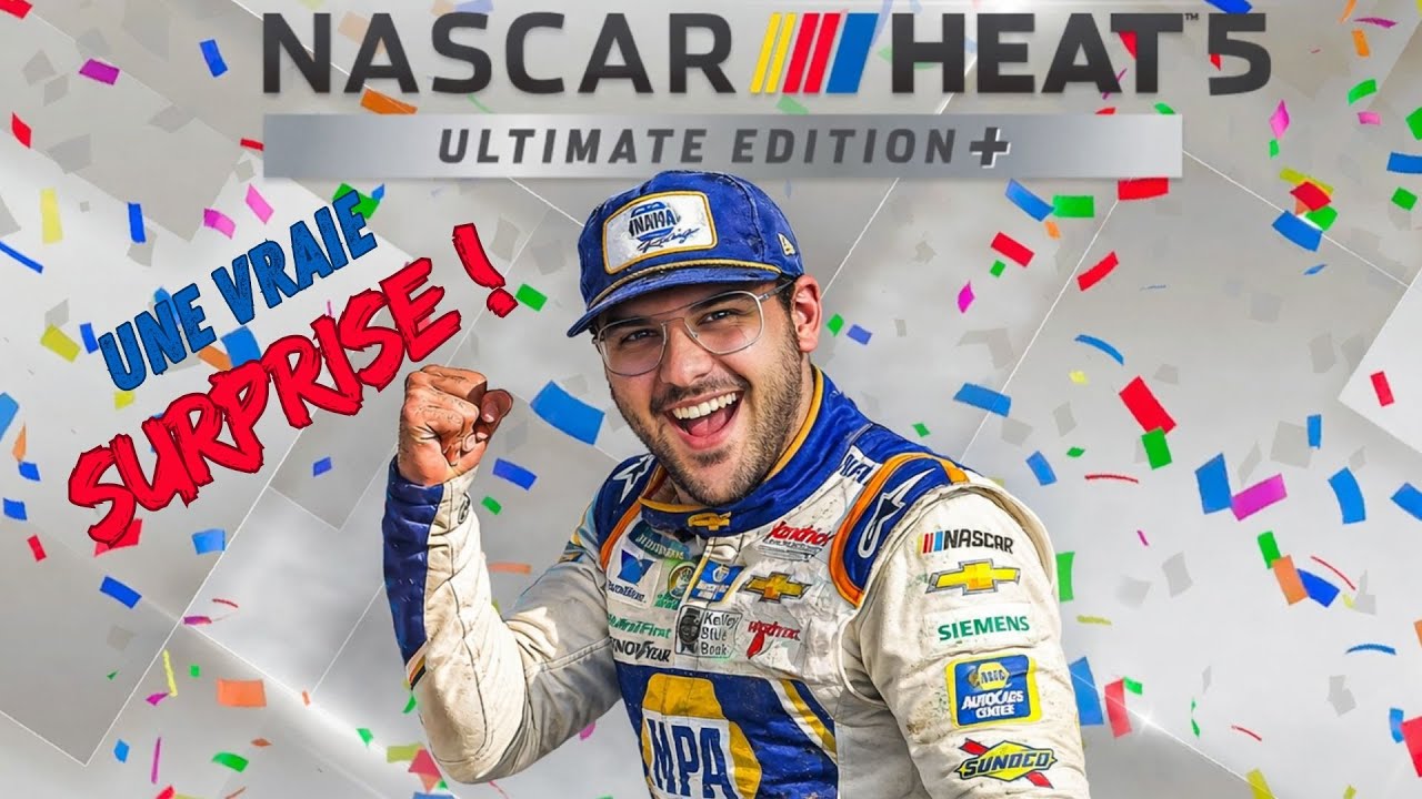 TEST - NASCAR HEAT 5 - UNE SURPRISE !!
