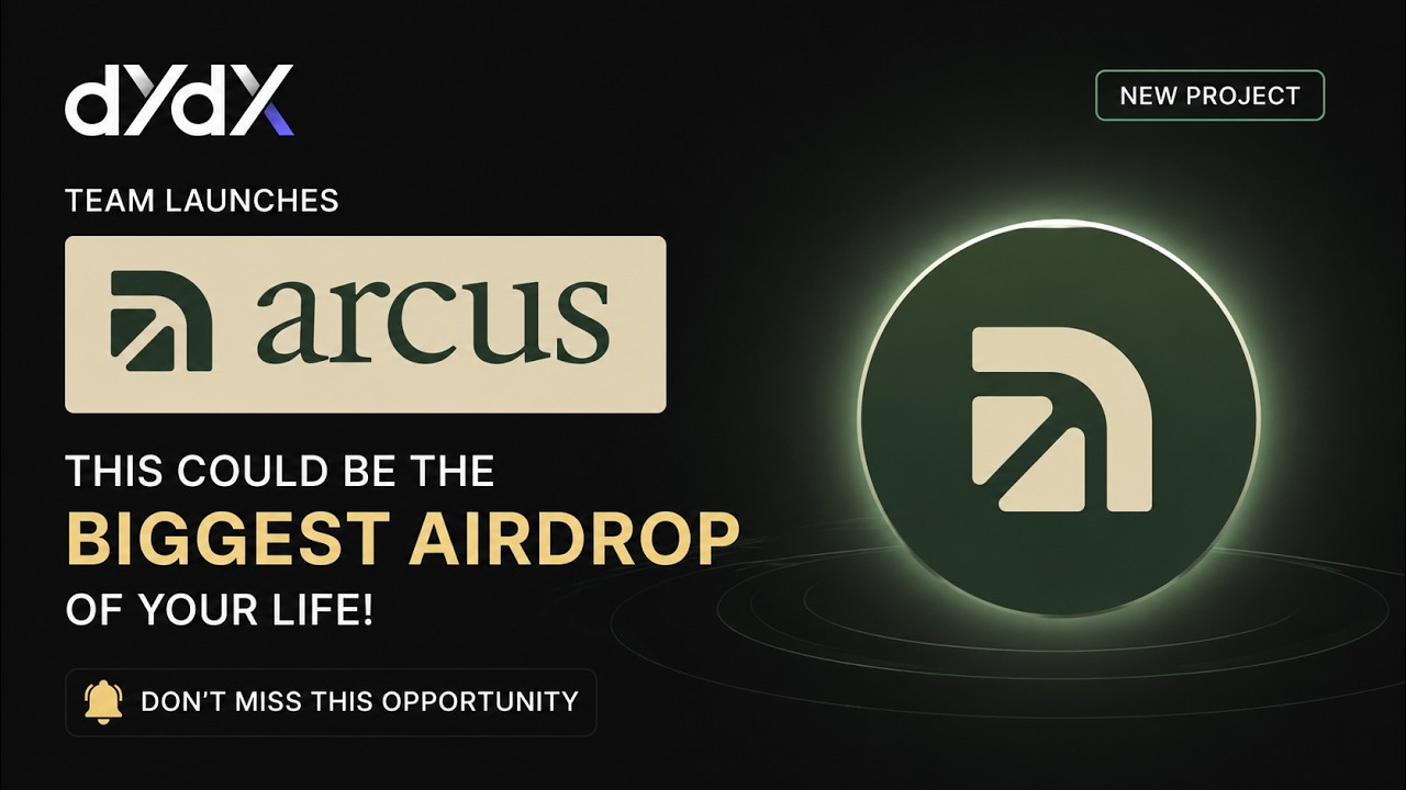 Don't Ignore Arcus! This Could Be the Biggest FREE Crypto Airdrop