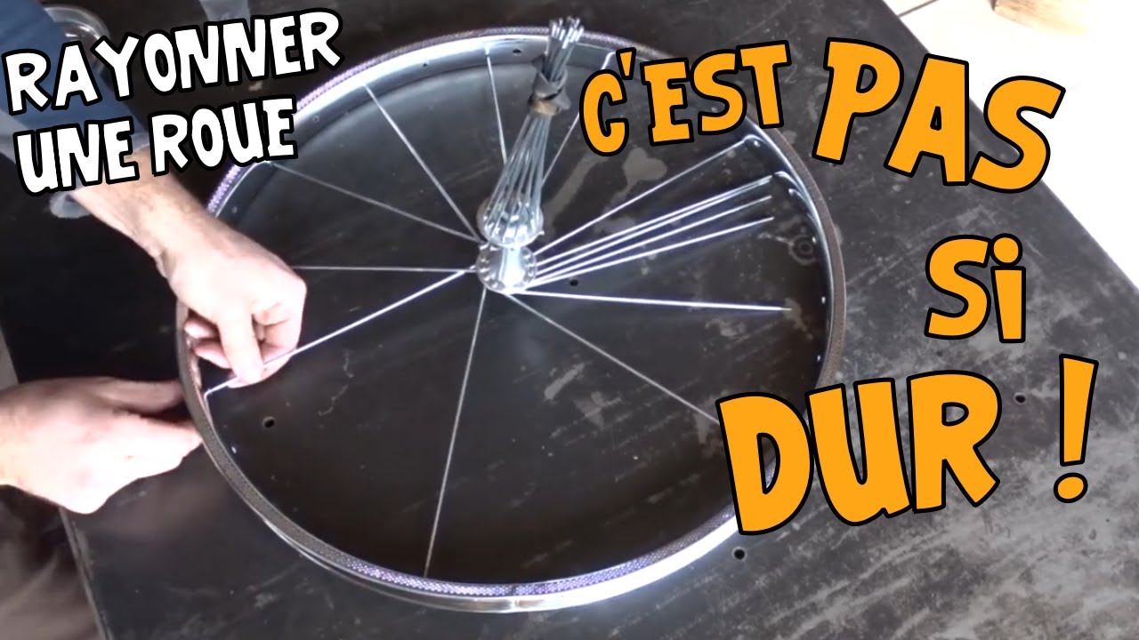 Comment Rayonner une Roue - Exemple avec un Solex
