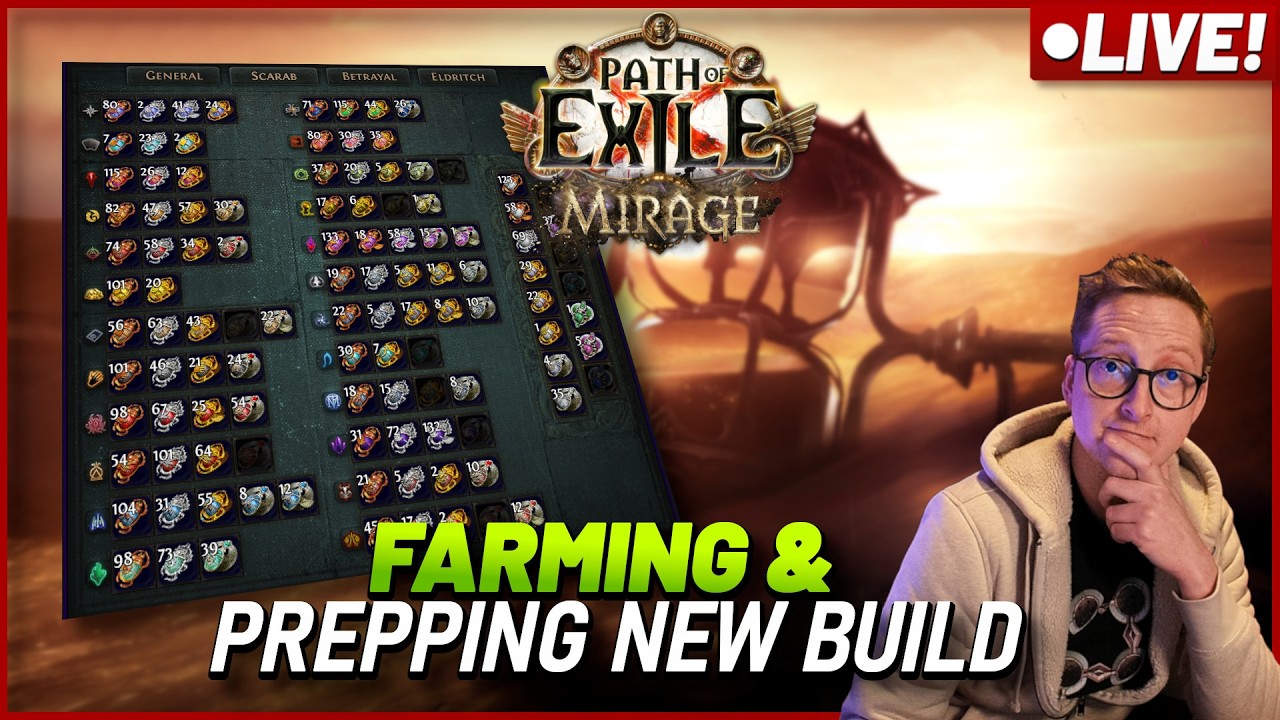 🔴[LIVE] PoE 3.28 - Farming + Preparing New Build  - KF Warden