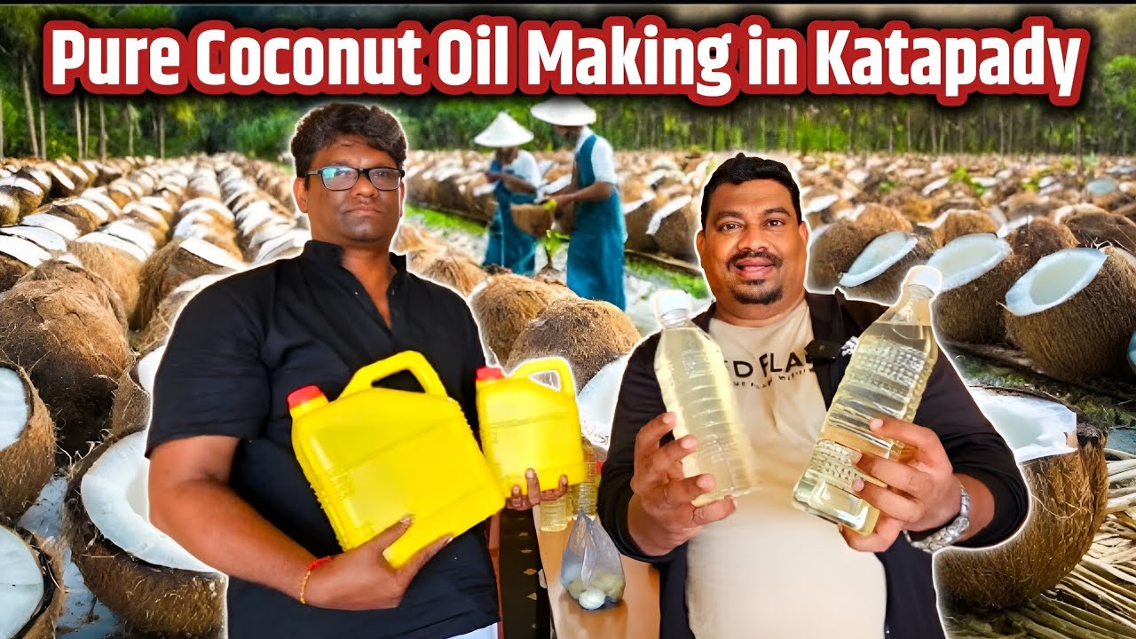 Pure Coconut Oil Making in Katapady #Tuluman