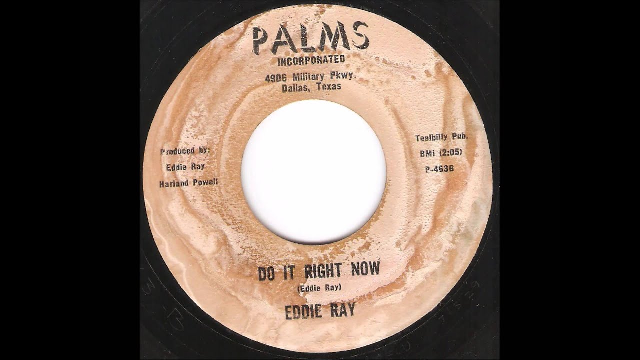 Eddie Ray - Do It Right Now - 60s country blues Fuzz punker