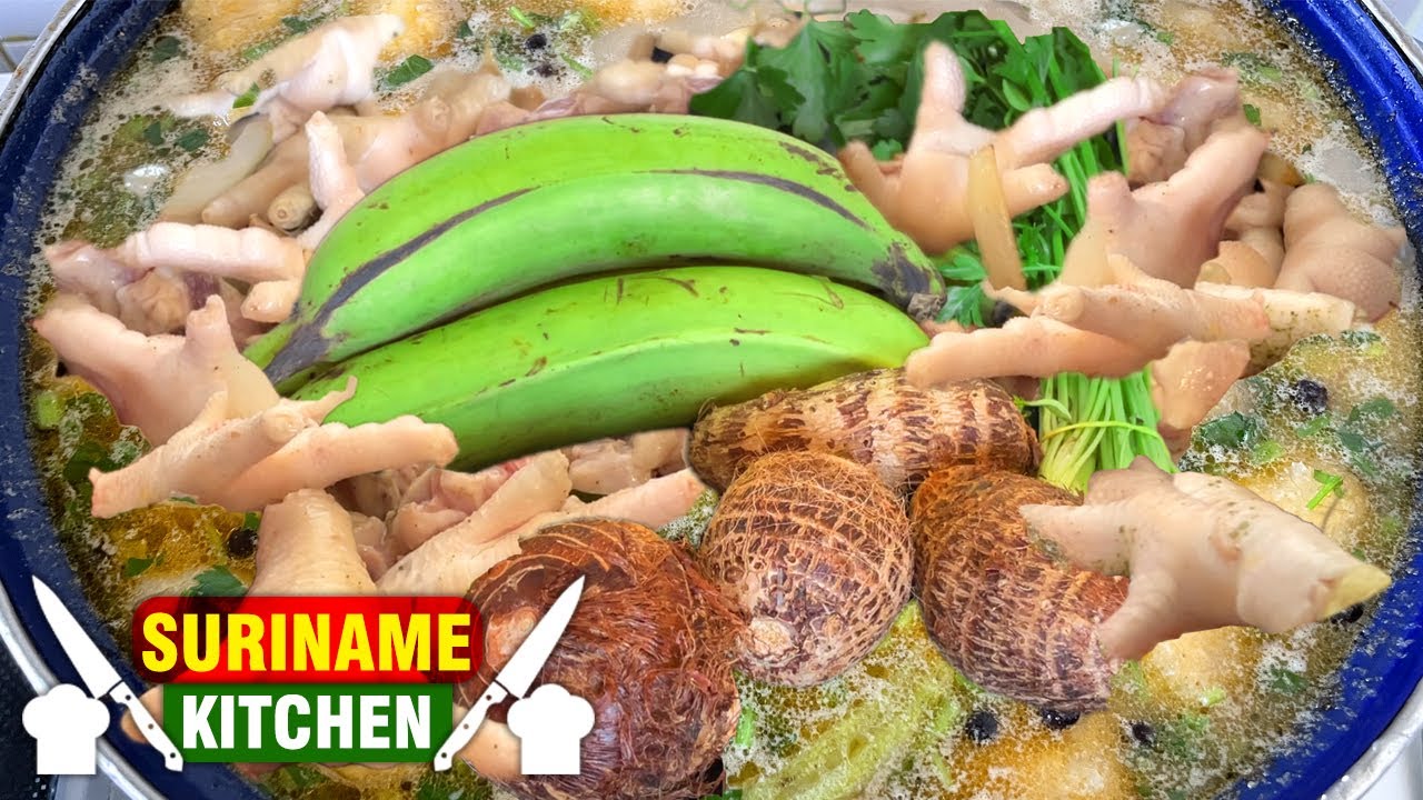 Griet Bana Recept - Gritibana Soep - Grietbana Sranang Soep - Griti Banasoep | Green Banana Soup