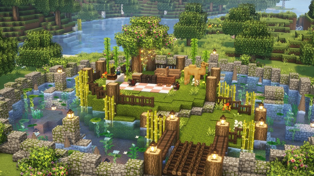 [Minecraft] 🌿✨ Aesthetic Axolotl Pond Tutorial / Mizuno's 16 Craft Resource Pack