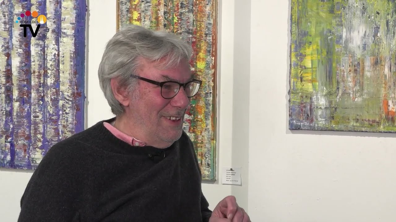 Farverig billedkunst i KunstSmedjen i Roskilde