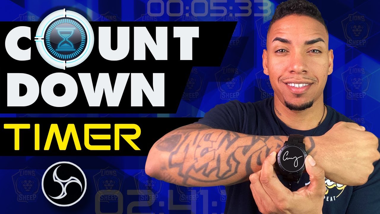How To Add a Countdown Timer using OBS Studio [2021]