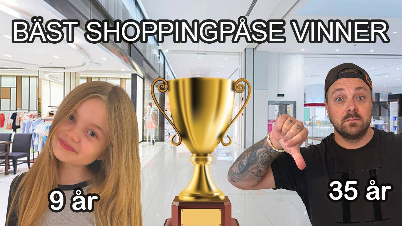 BARN MOT FÖRÄLDER 🛍️ - SHOPPING CHALLENGE 😍