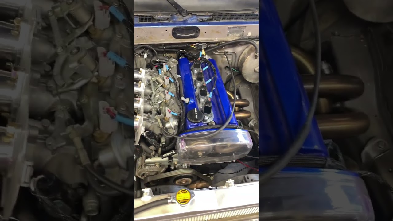 20v 4AGE AE86 First initial start up and idle