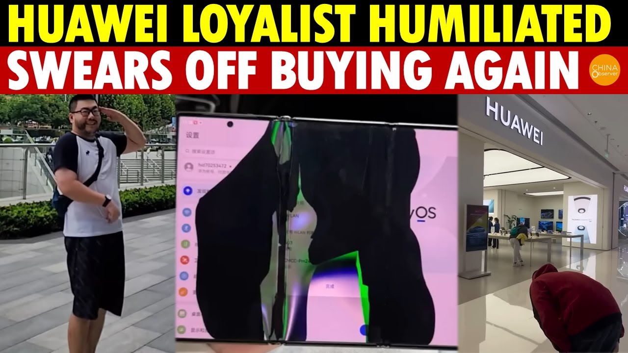 Huawei’s Biggest Loyalist Falls Hard: Mocked Constantly, Vows Never to Buy Huawei Again