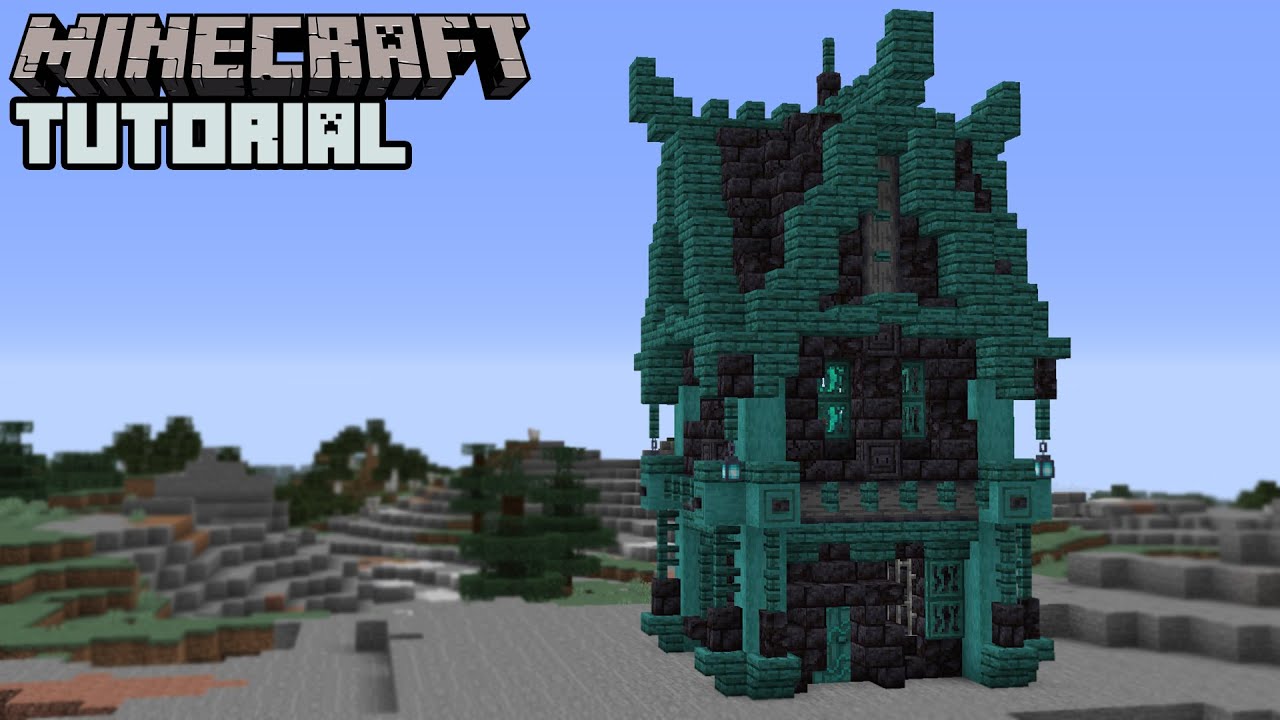 Minecraft 1.16: Blackstone House Tutorial (How to Build)