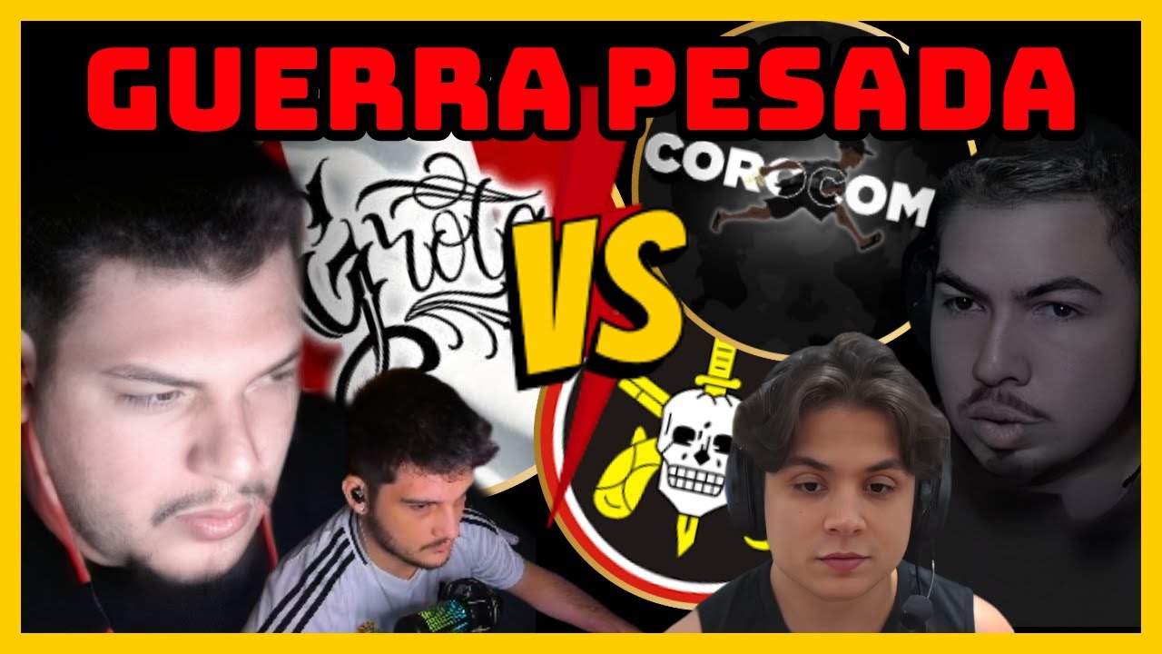 TRETA SEM FIM!! GUERRA ENTRE GROTA vs COROCOME & BOPE!!! TENTARAM TOMAR A FAVELA DA GROTA